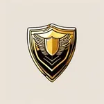 golden shield badge image